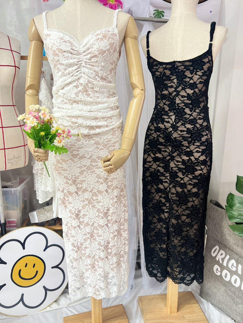 Body Hugging Lace Slim Fit Dress